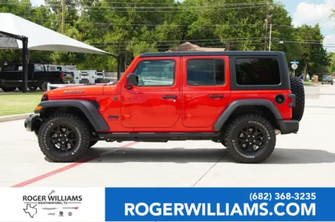 Red 2023 Jeep Wrangler Willys for sale in Weatherford, TX