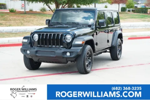 Black 2021 Jeep Wrangler Unlimited Sport S for sale in Weatherford, TX