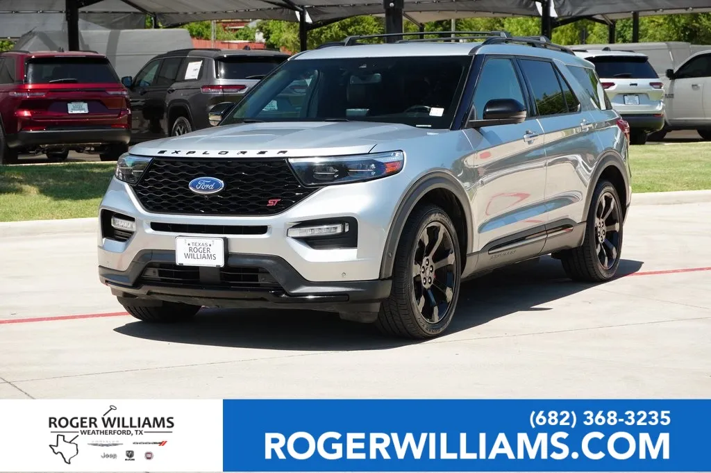 Silver 2020 Ford Explorer ST for sale in Weatherford, TX