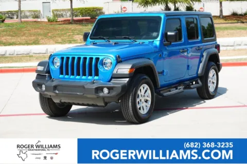 Blue 2023 Jeep Wrangler Sport S for sale in Weatherford, TX
