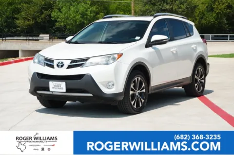 White 2015 Toyota RAV4 Limited for sale in Weatherford, TX
