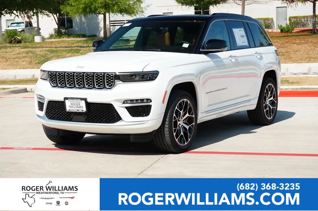 White 2025 Jeep Grand Cherokee Summit Reserve for sale in Weatherford, TX