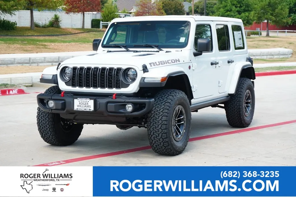 White 2025 Jeep Wrangler Rubicon X for sale in Weatherford, TX