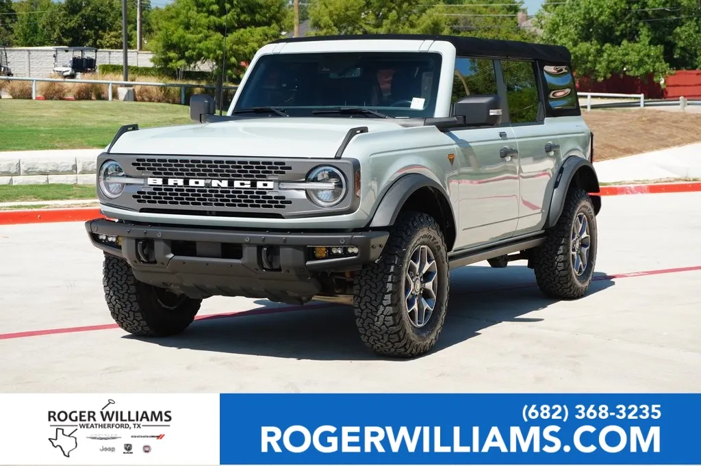 Gray 2021 Ford Bronco Badlands for sale in Weatherford, TX