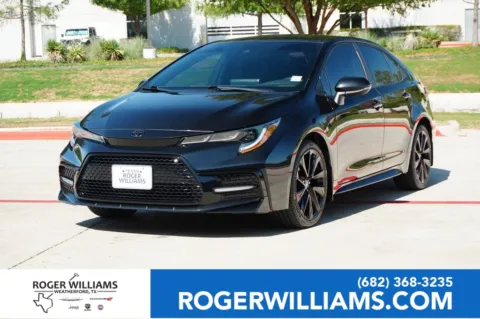 Black 2022 Toyota Corolla SE Nightshade for sale in Weatherford, TX
