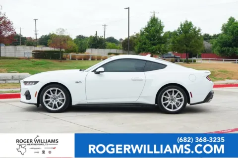 White 2025 Ford Mustang GT Premium for sale in Weatherford, TX