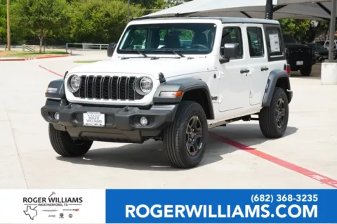 White 2025 Jeep Wrangler Sport for sale in Weatherford, TX