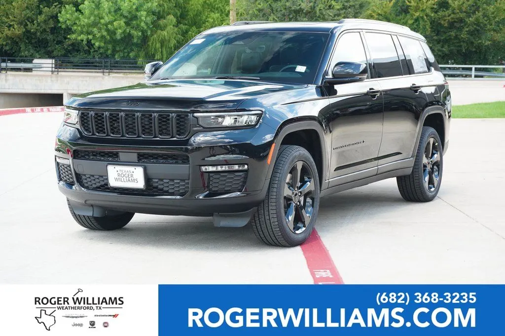 Black 2025 Jeep Grand Cherokee L Limited for sale in Weatherford, TX