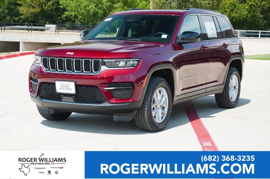 Red 2025 Jeep Grand Cherokee Laredo X for sale in Weatherford, TX