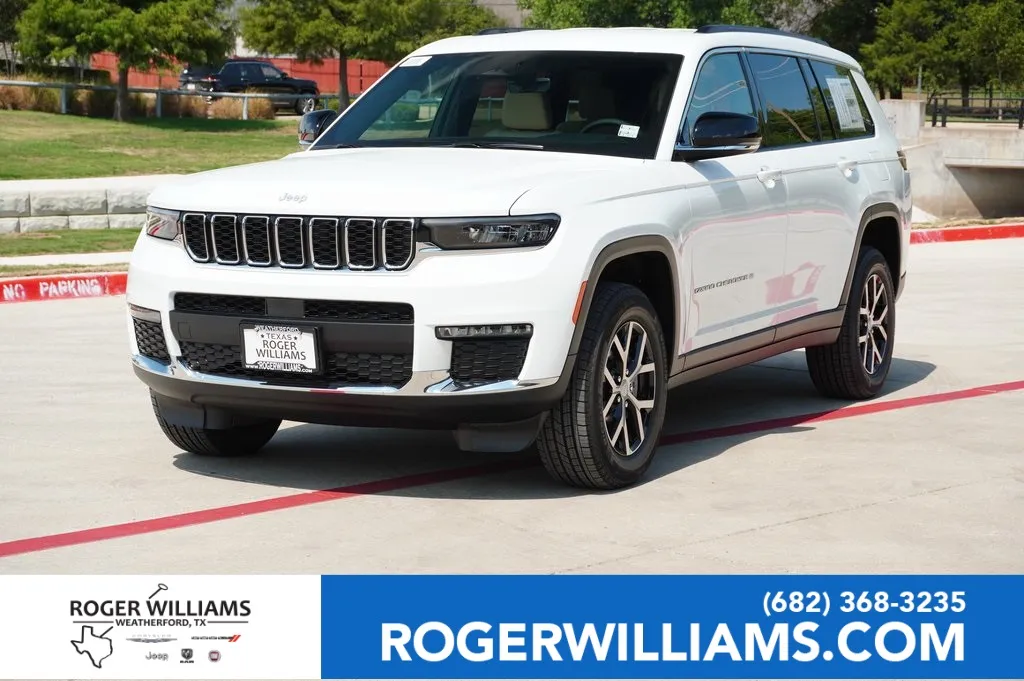 White 2025 Jeep Grand Cherokee L Limited for sale in Weatherford, TX