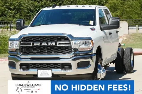 White 2024 Ram 3500 Chassis Cab Tradesman for sale in Weatherford, TX