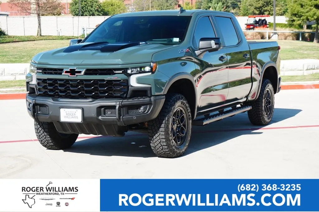 Gray 2025 Chevrolet Silverado 1500 ZR2 for sale in Weatherford, TX