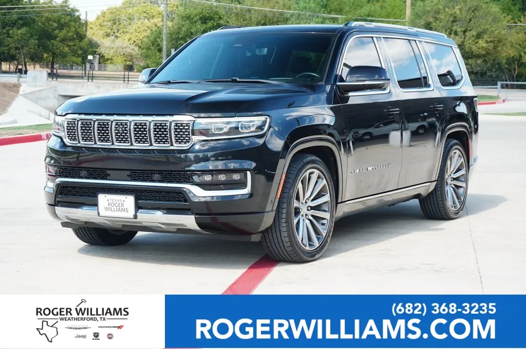 Black 2022 Jeep Grand Wagoneer Series II for sale in Weatherford, TX