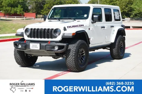 White 2025 Jeep Wrangler Rubicon X for sale in Weatherford, TX