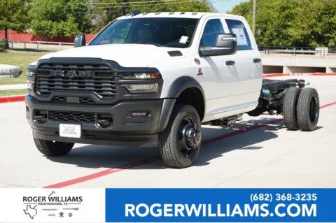 White 2026 Ram 5500 Chassis Cab Tradesman for sale in Weatherford, TX