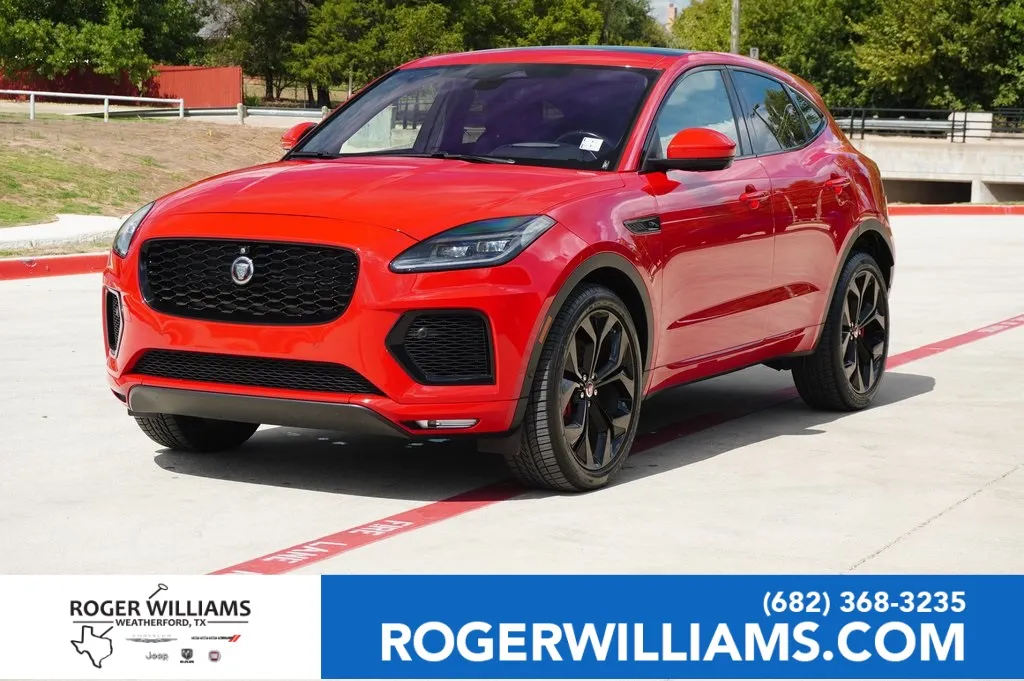 Red 2021 Jaguar E-PACE 300 Sport for sale in Weatherford, TX