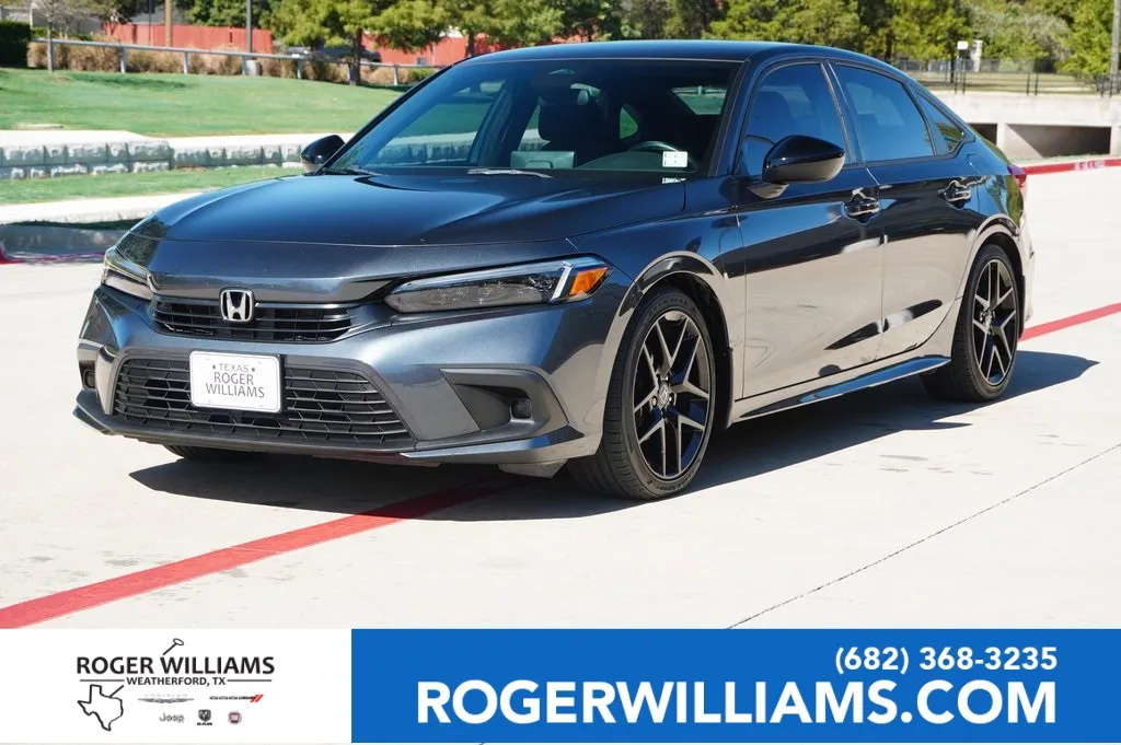 Blue 2023 Honda Civic Sedan Sport for sale in Weatherford, TX