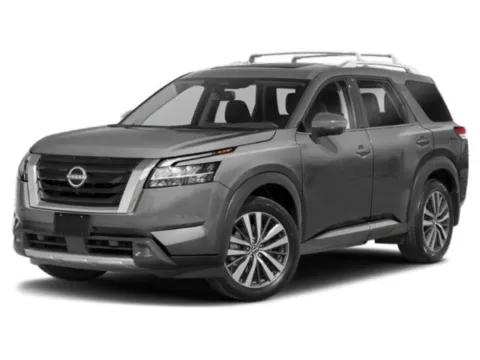 Blue 2022 Nissan Pathfinder Platinum for sale in Weatherford, TX