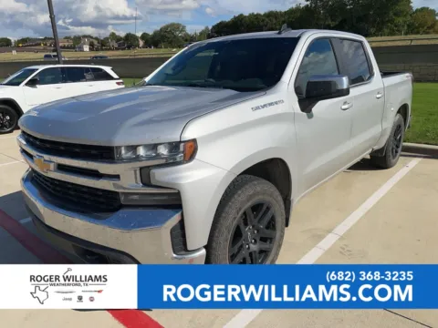 Silver 2019 Chevrolet Silverado 1500 LT for sale in Weatherford, TX
