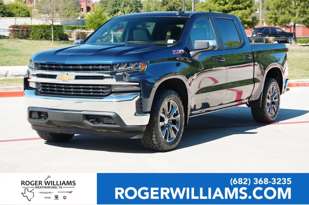 Blue 2022 Chevrolet Silverado 1500 LTD LT for sale in Weatherford, TX