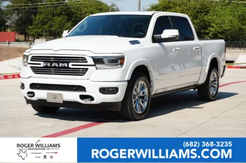 White 2021 Ram 1500 Laramie for sale in Weatherford, TX