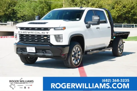 White 2022 Chevrolet Silverado 2500HD Custom for sale in Weatherford, TX