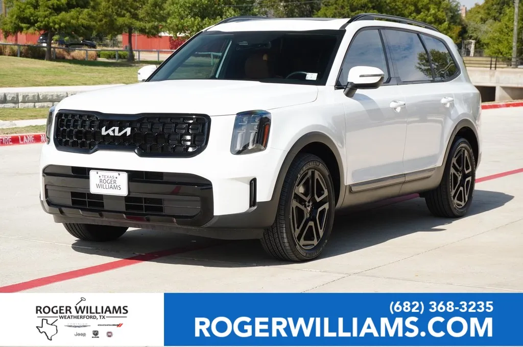White 2024 Kia Telluride EX X-Line for sale in Weatherford, TX