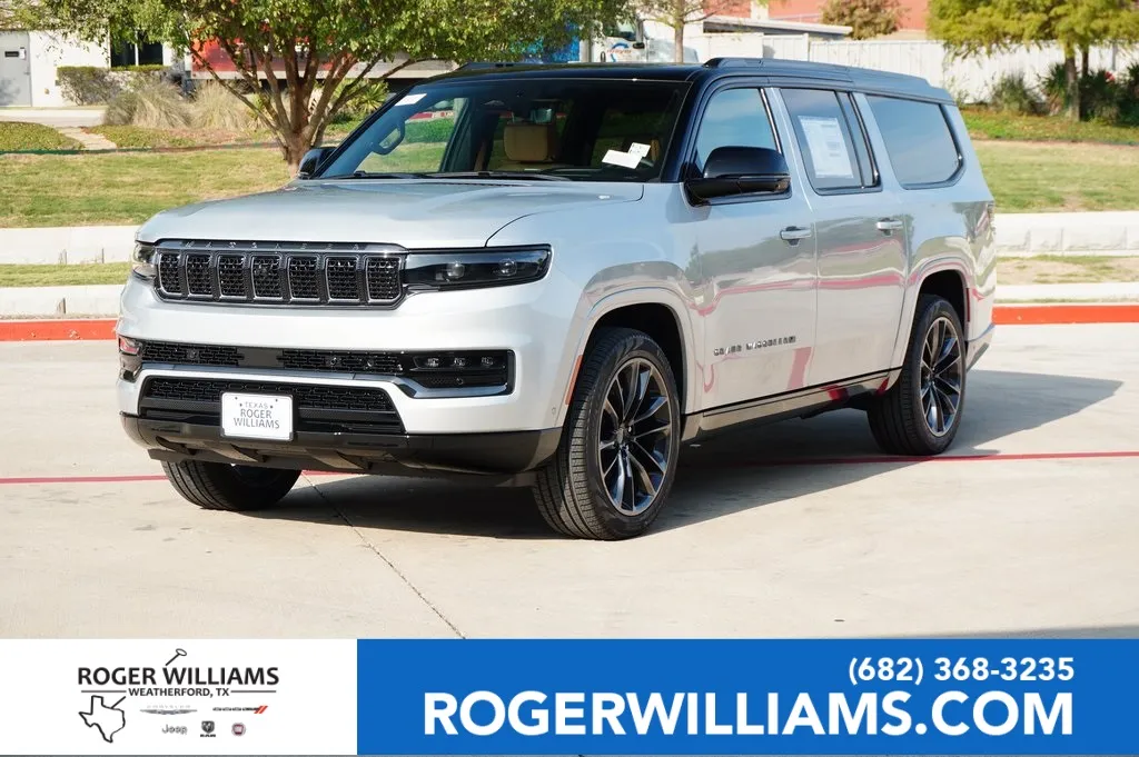 Silver 2025 Jeep Grand Wagoneer L Series III Obsidian for sale in Weatherford, TX