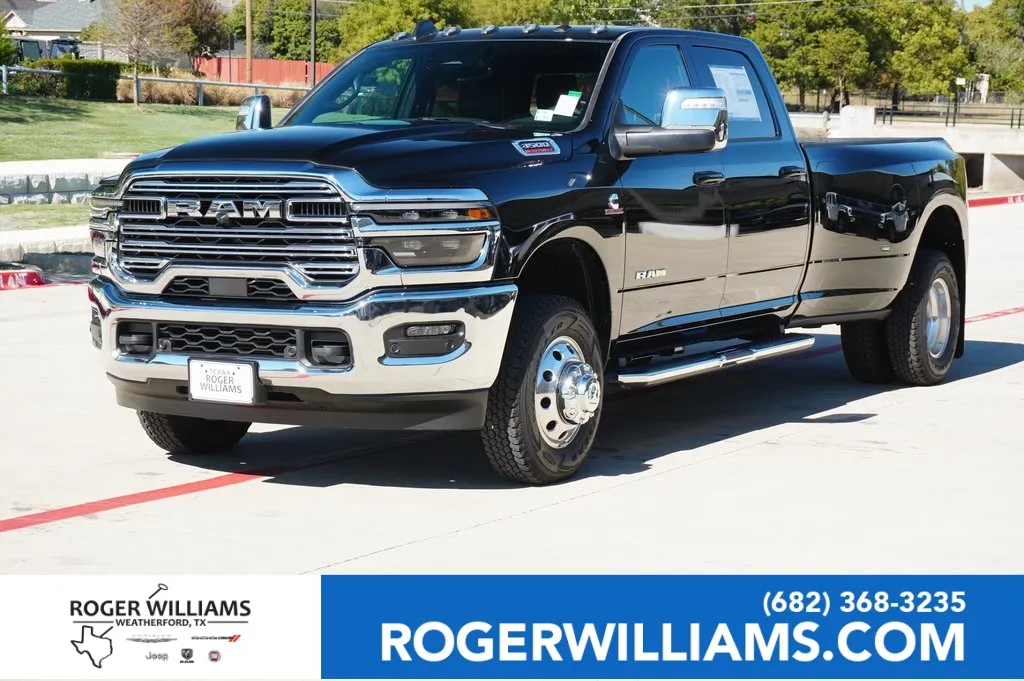 Black 2026 Ram 3500 Laramie for sale in Weatherford, TX