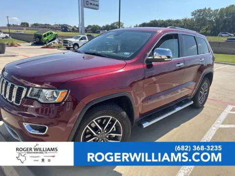 Red 2021 Jeep Grand Cherokee Limited for sale in Weatherford, TX