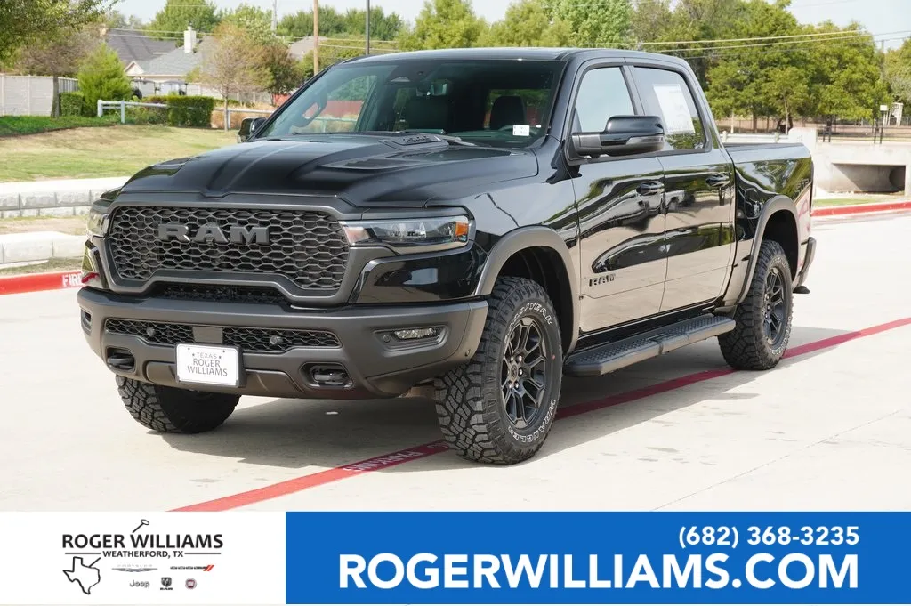 Black 2026 Ram 1500 Rebel for sale in Weatherford, TX