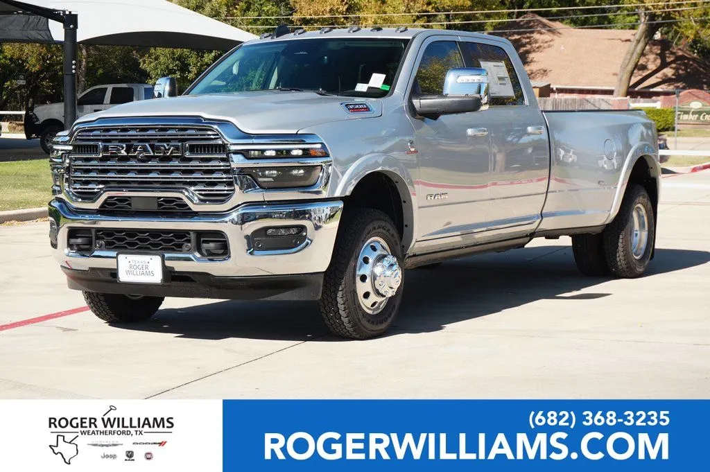 Silver 2026 Ram 3500 Longhorn for sale in Weatherford, TX