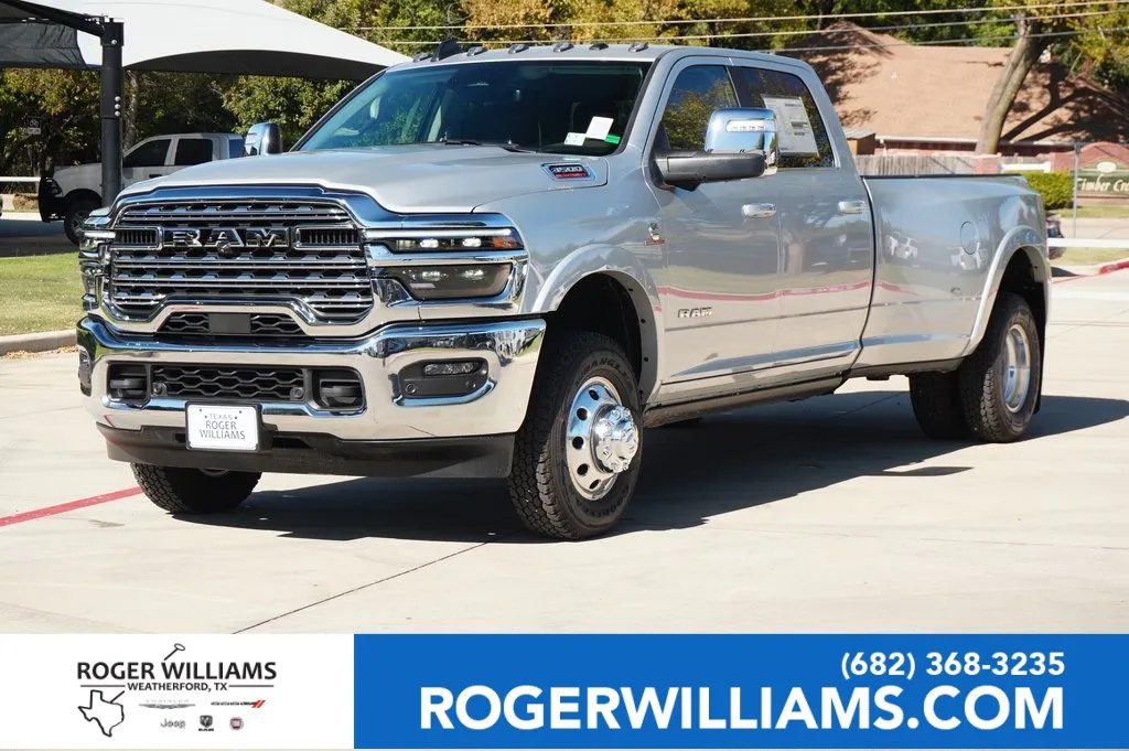 Silver 2026 Ram 3500 Longhorn for sale in Weatherford, TX