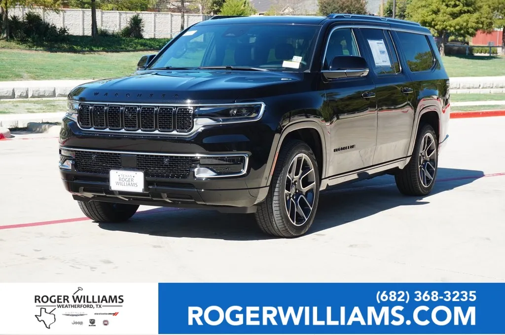 Black 2025 Jeep Wagoneer L Series III Super for sale in Weatherford, TX