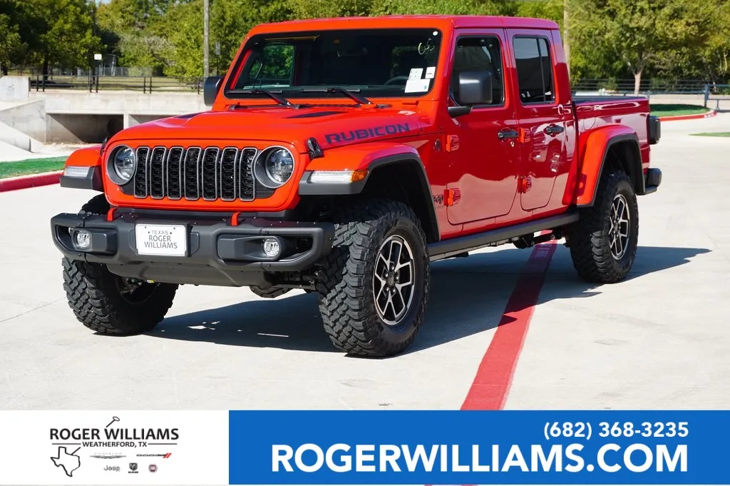 Red 2025 Jeep Gladiator Rubicon X for sale in Weatherford, TX