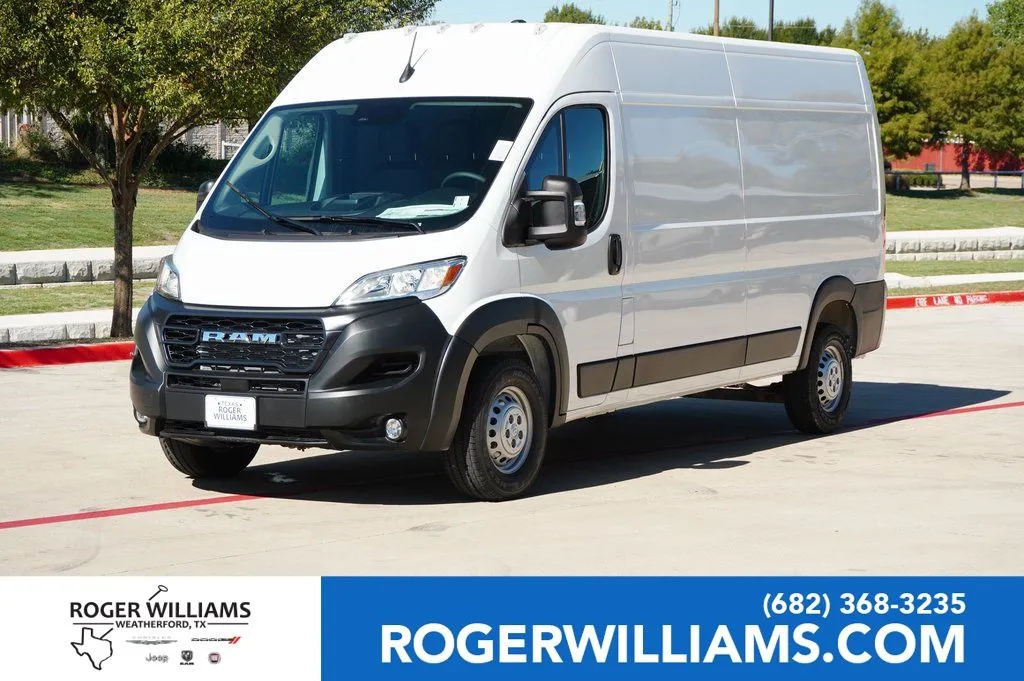 White 2026 Ram ProMaster Cargo Van Tradesman for sale in Weatherford, TX