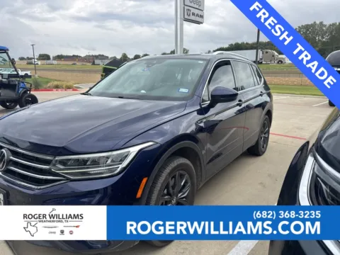 Blue 2023 Volkswagen Tiguan SE for sale in Weatherford, TX