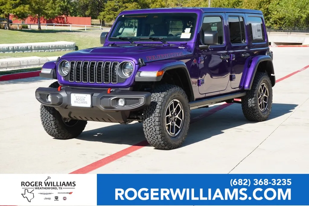 Purple 2026 Jeep Wrangler Rubicon for sale in Weatherford, TX