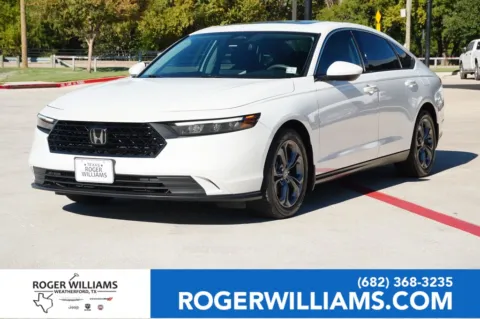 White 2023 Honda Accord Sedan EX for sale in Weatherford, TX