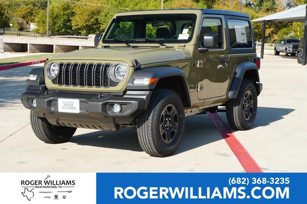 Green 2026 Jeep Wrangler Sport for sale in Weatherford, TX