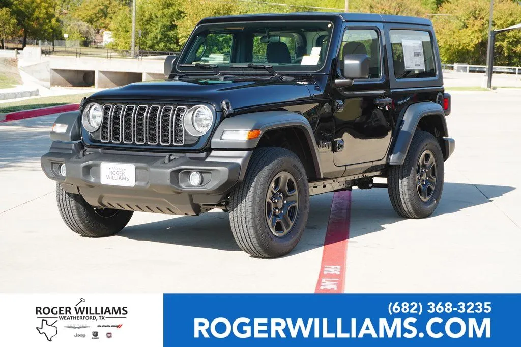 Black 2026 Jeep Wrangler Sport for sale in Weatherford, TX