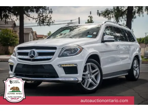 White 2015 Mercedes-Benz GL-Class GL 550 4MATIC for sale in Ontario, CA