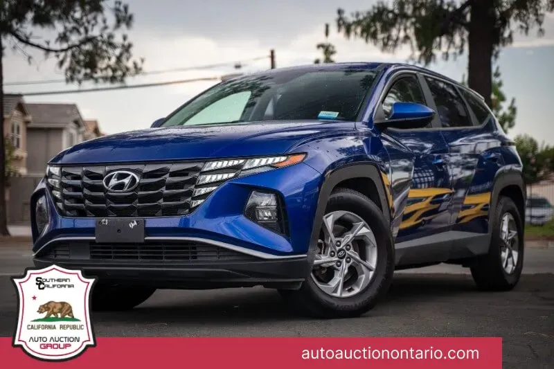 Black 2022 Hyundai TUCSON SE for sale in Ontario, CA