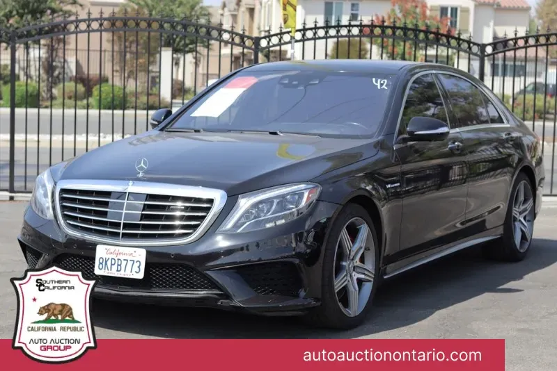 Black 2015 Mercedes-Benz S-Class S 63 AMG for sale in Ontario, CA