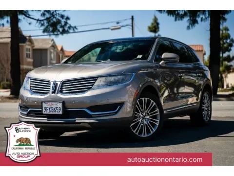 Black 2016 Lincoln MKX Reserve for sale in Ontario, CA
