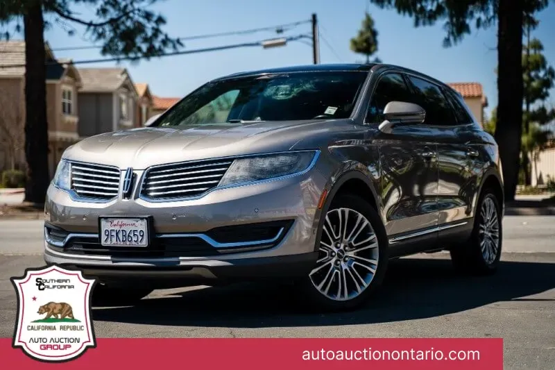 Black 2016 Lincoln MKX Reserve for sale in Ontario, CA