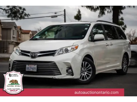 Red 2018 Toyota Sienna XLE 8-Passenger for sale in Ontario, CA