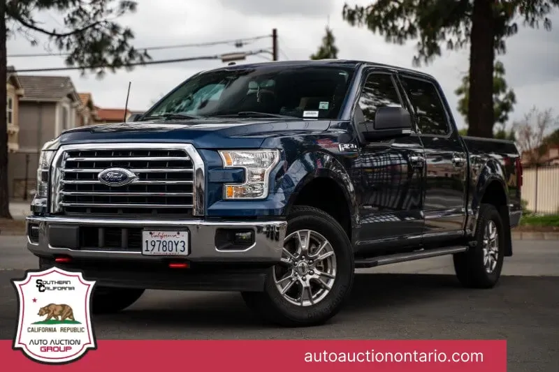 Blue 2017 Ford F-150 XL for sale in Ontario, CA