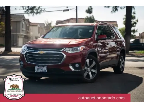 Red 2018 Chevrolet Traverse LT Leather for sale in Ontario, CA