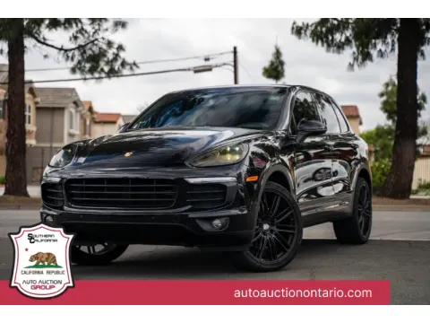 Gray 2018 Porsche Cayenne Platinum Edition for sale in Ontario, CA